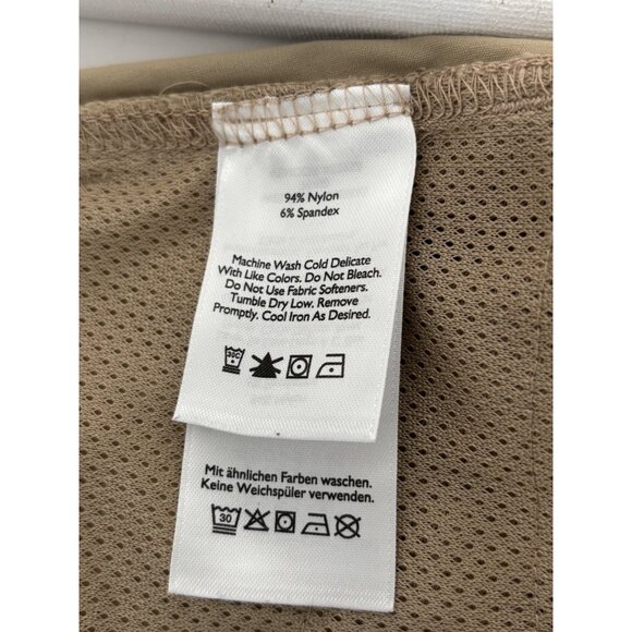 Eddie Bauer Pants 14 Khaki Performance Hiking Quick Dry Mesh Gorpcore Athleisure - Picture 5 of 13